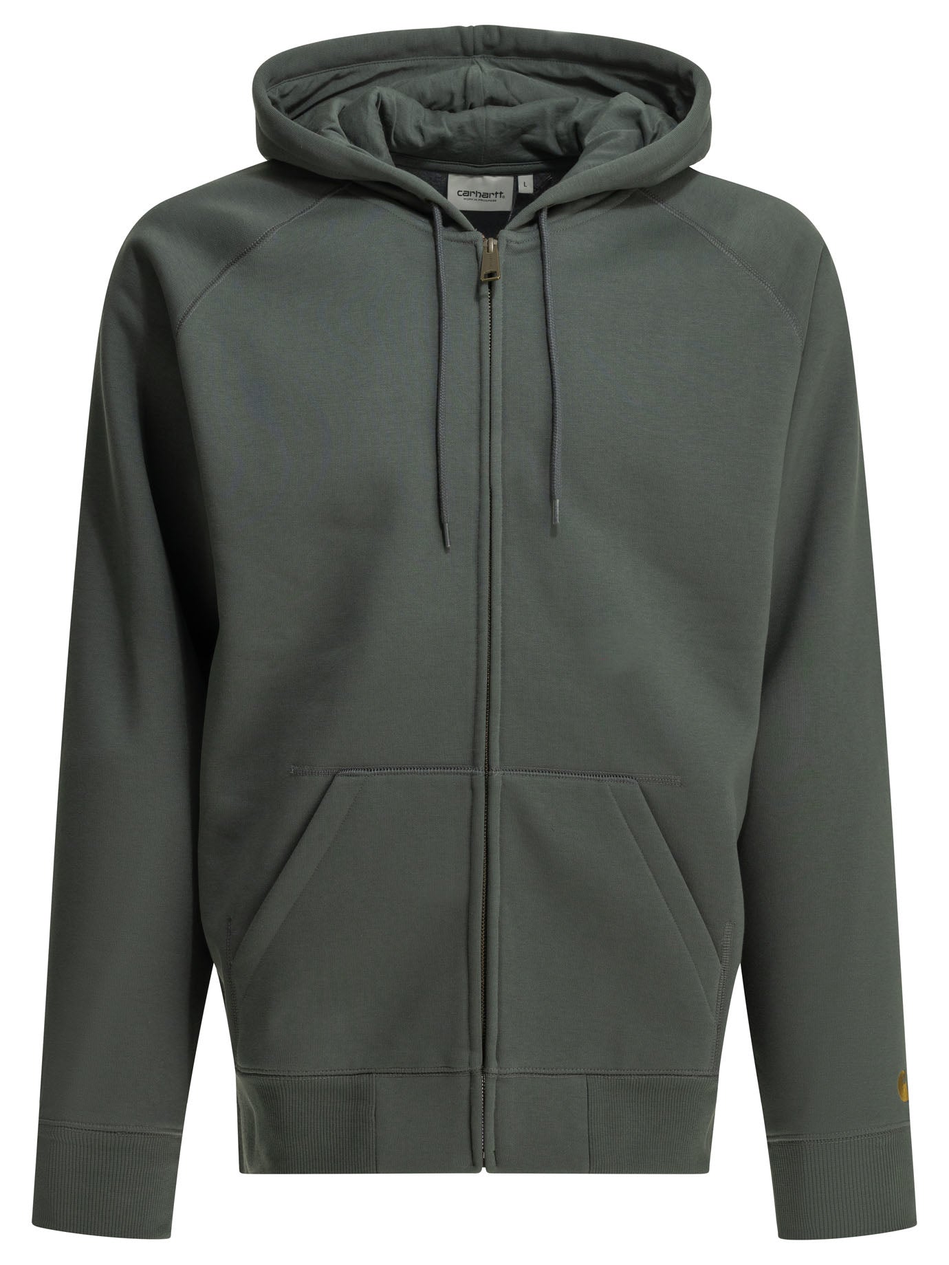Carhartt Wip "Hooded Chase" Zip Sweatshirt - Blue