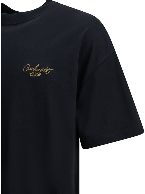 Carhartt WIP "Signature Script" Crew-Neck T-Shirt - Blue