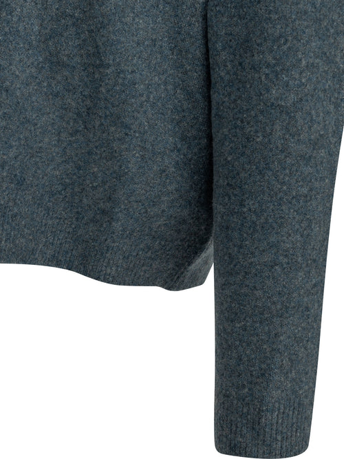 Carhartt WIP "Curtis" Crew-Neck Sweater - Blue