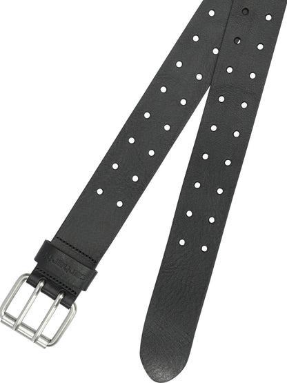 Carhartt Wip "Double Script" Leather Belt - Black