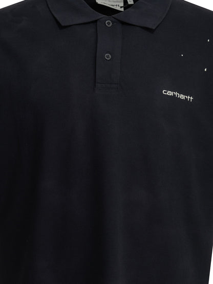Carhartt Wip "Painter" Polo shirt with buttons - Blue