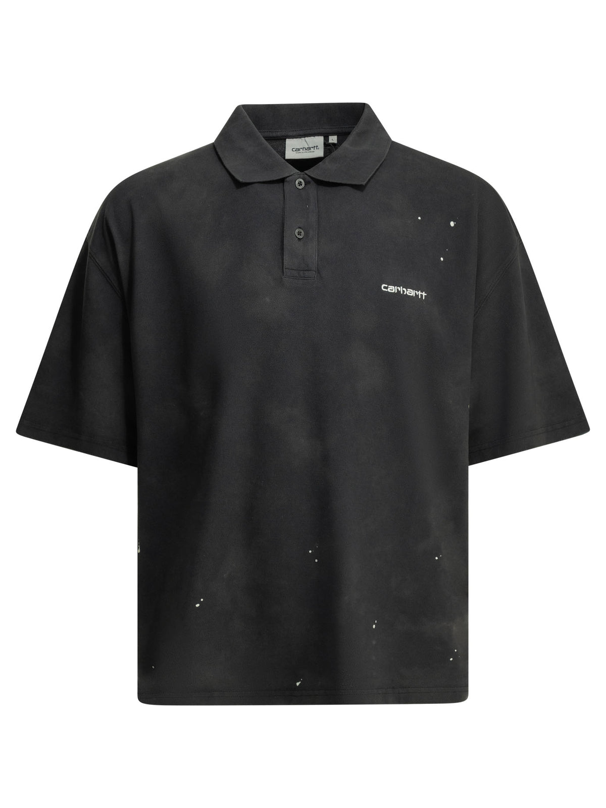Carhartt Wip "Painter" Polo shirt with buttons - Black