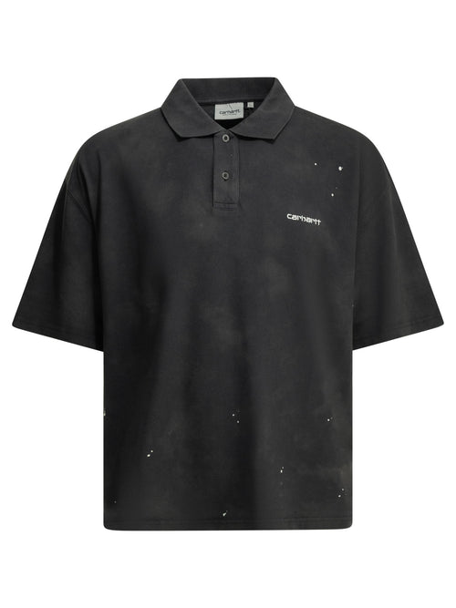 Carhartt Wip "Painter" Polo shirt with buttons - Black