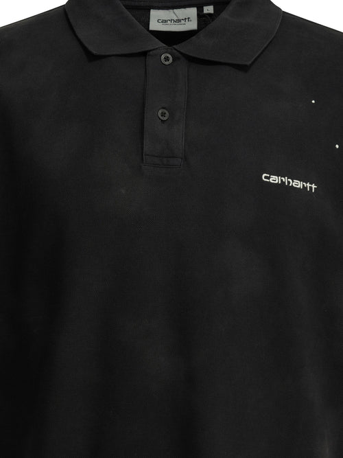 Carhartt Wip "Painter" Polo shirt with buttons - Black
