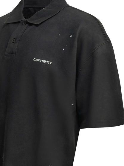 Carhartt Wip "Painter" Polo shirt with buttons - Black