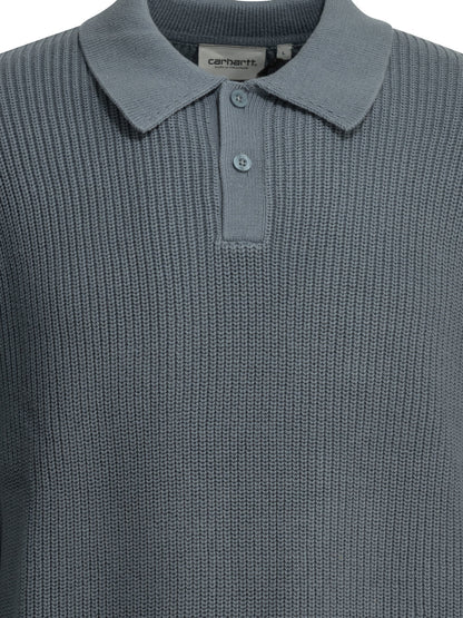 Carhartt Wip "Miles" polo sweater - Blue