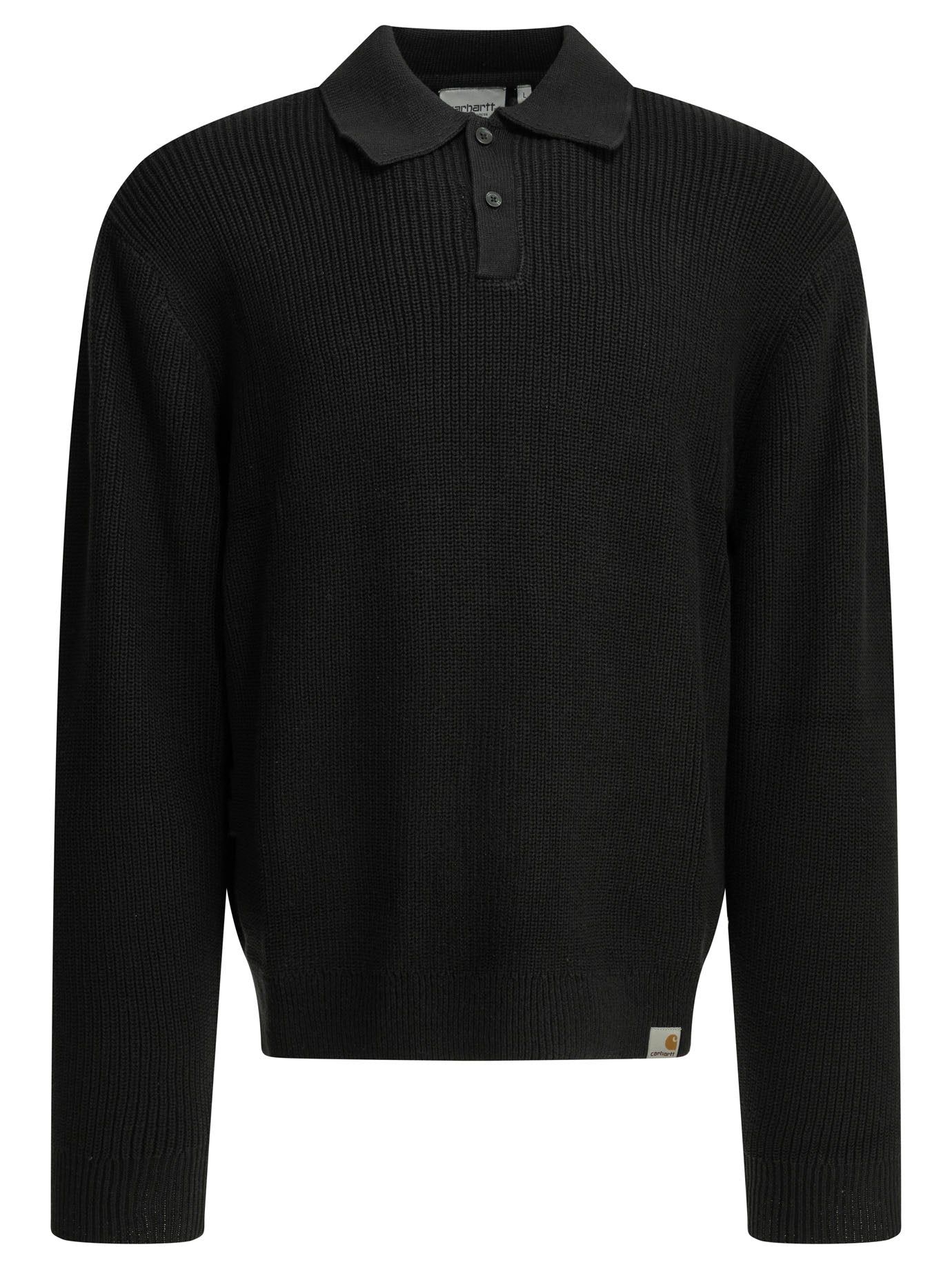 Carhartt Wip "Miles" polo sweater - Black