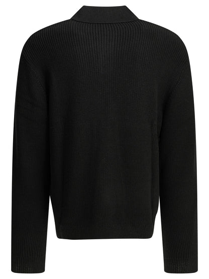Carhartt Wip "Miles" polo sweater - Black