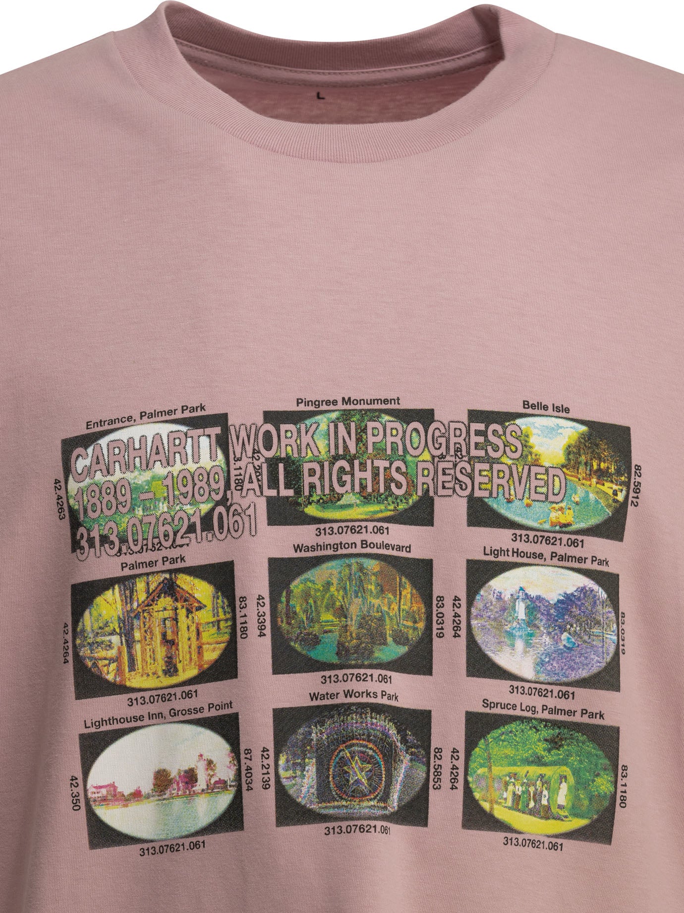 Carhartt Wip "Coordinates" crew-neck T-shirt - Pink