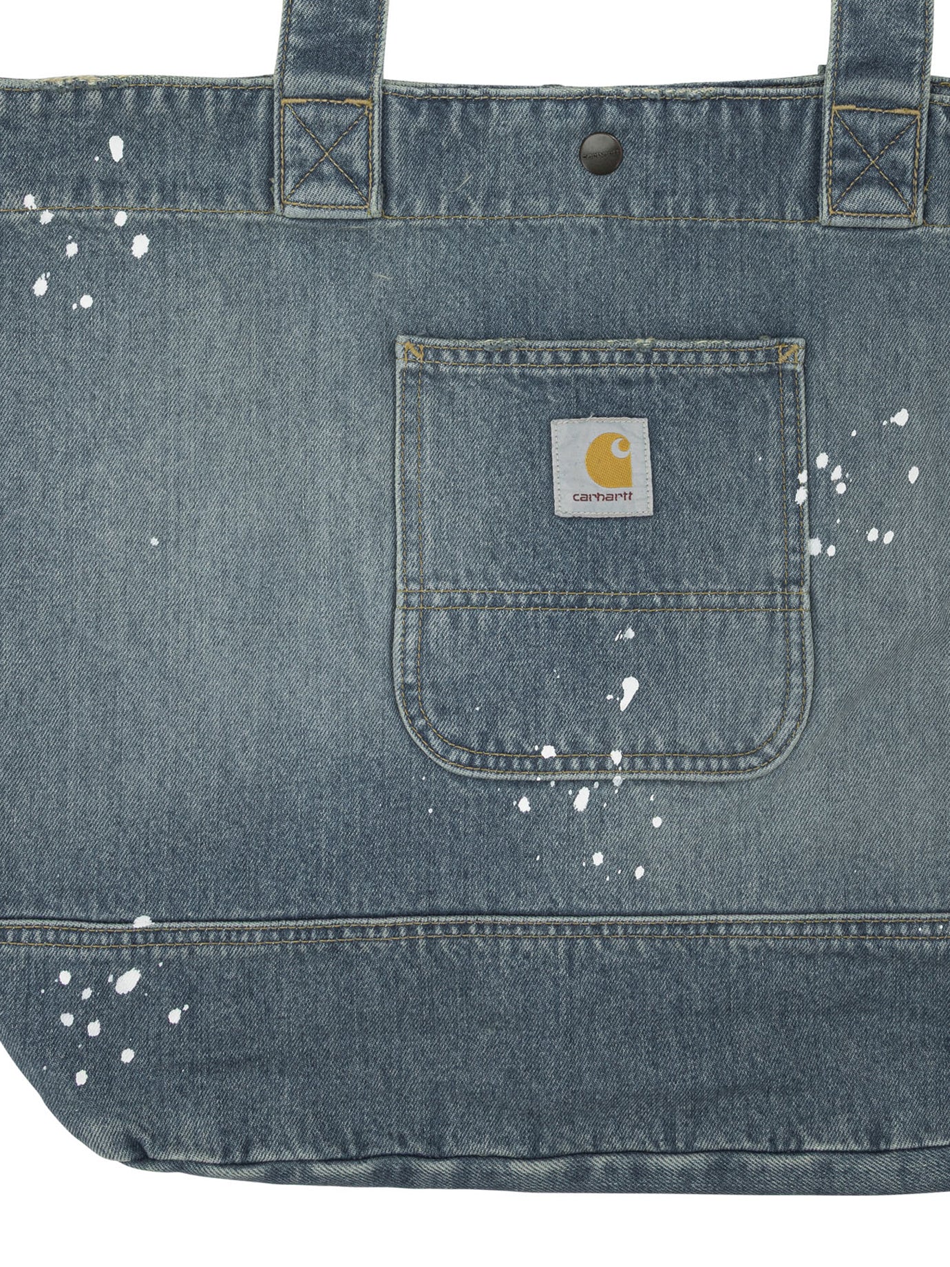 Carhartt Wip "Denim Tote" large shoulder bag - Blue