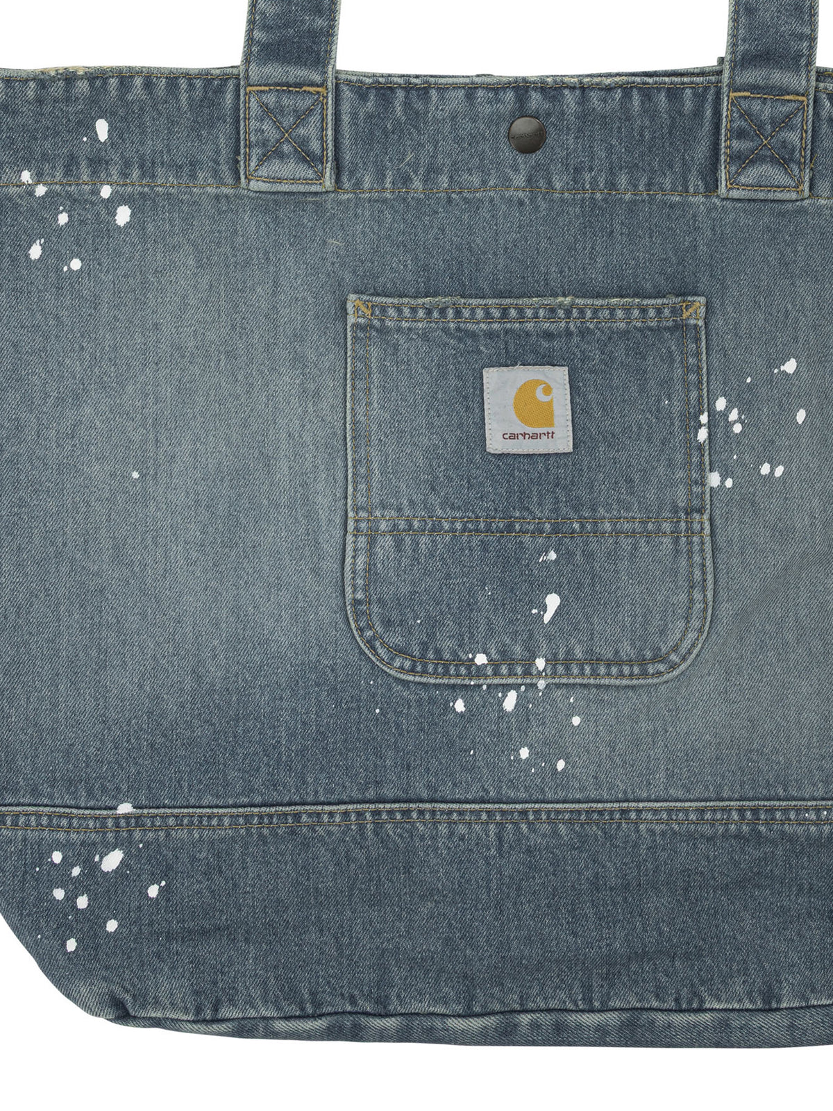 Carhartt Wip "Denim Tote" large shoulder bag - Blue