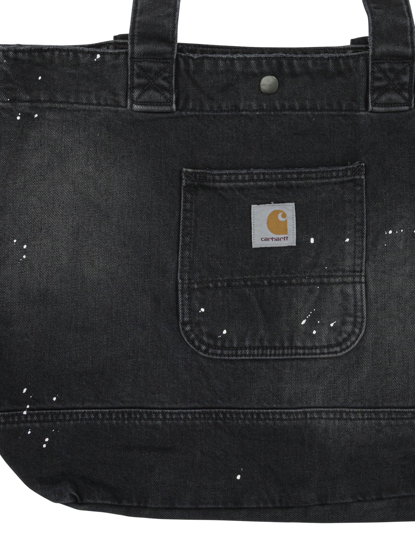 Carhartt Wip "Denim Tote" large shoulder bag - Black