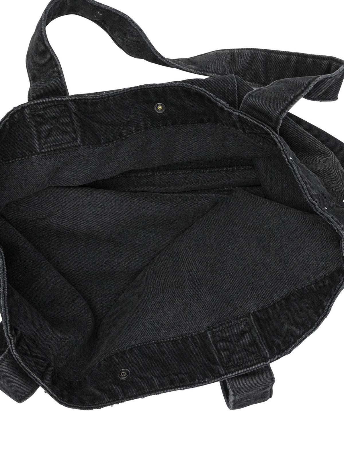 Carhartt Wip "Denim Tote" large shoulder bag - Black
