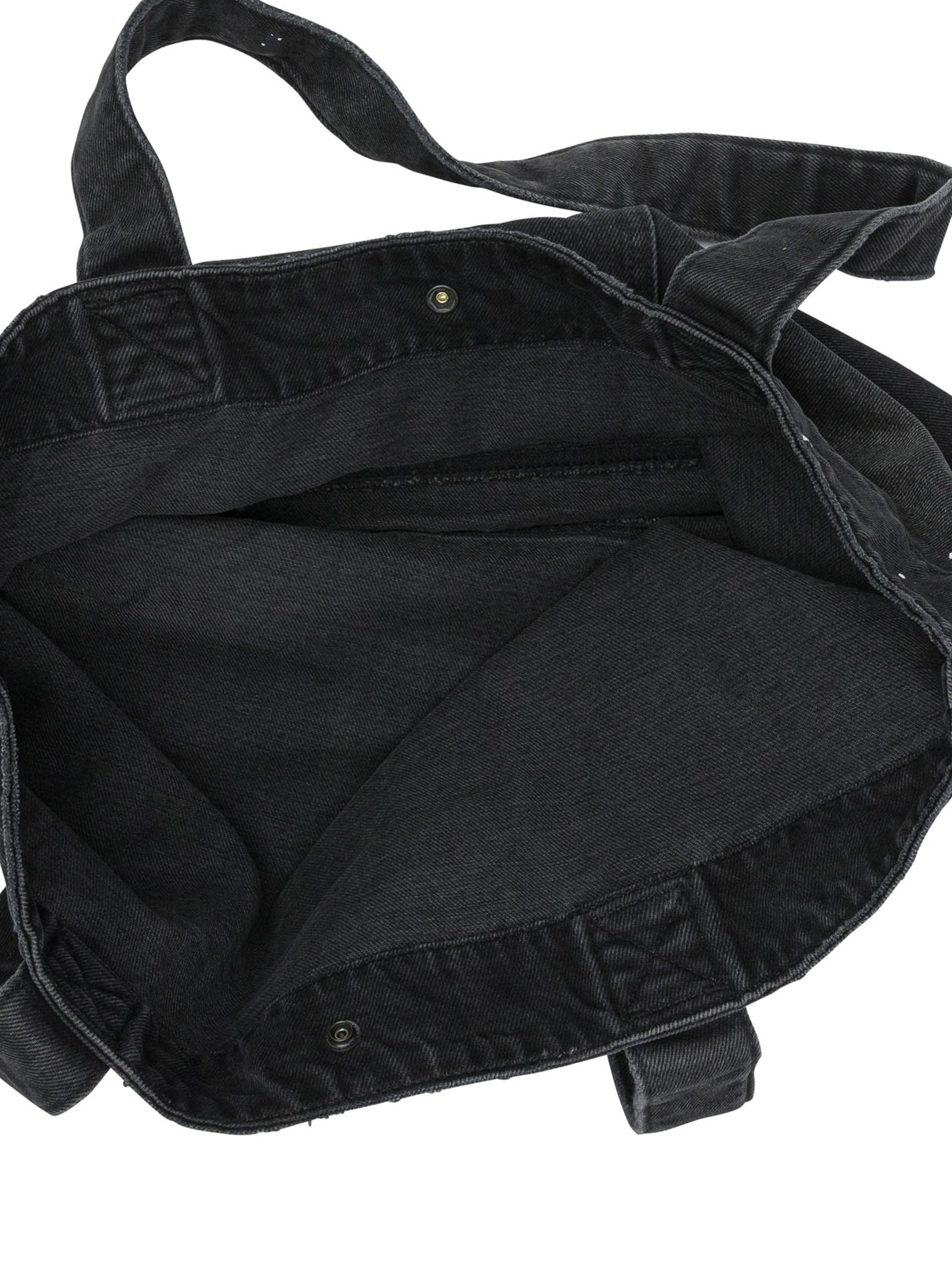 Carhartt Wip "Denim Tote" large shoulder bag - Black