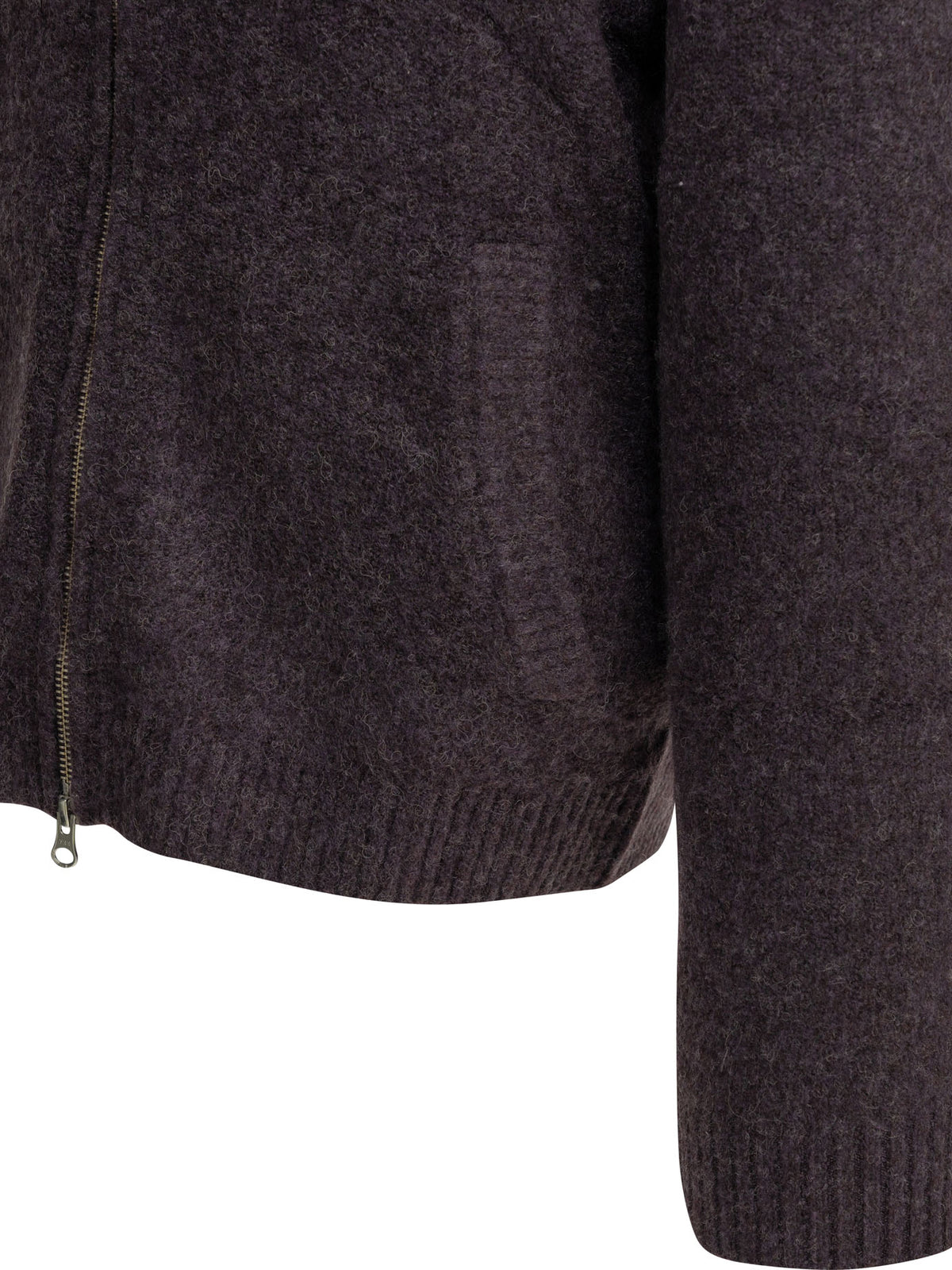 Carhartt WIP "Curtis" Zip-Up Sweater - Purple