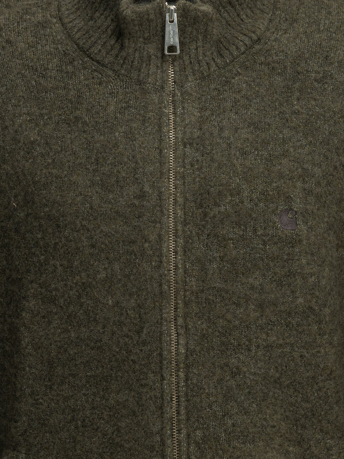 Carhartt WIP "Curtis" Zip-Up Sweater - Grey