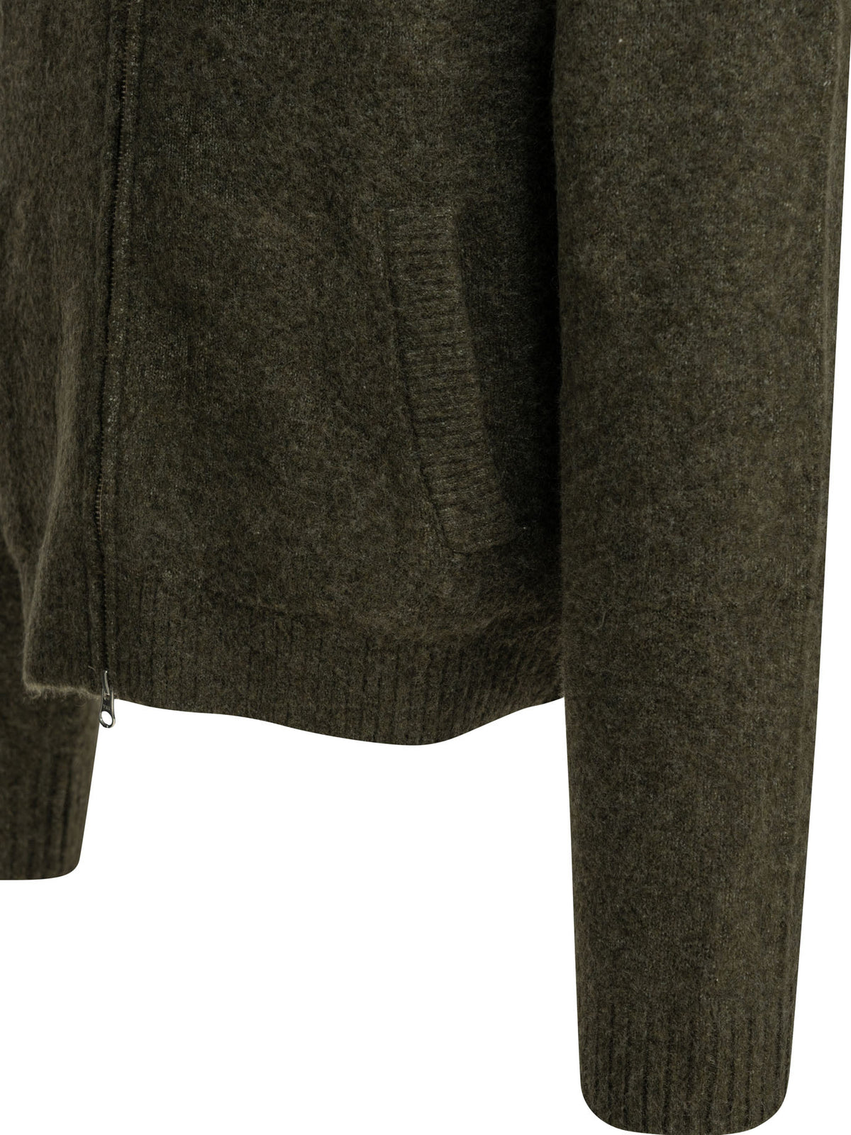 Carhartt WIP "Curtis" Zip-Up Sweater - Grey
