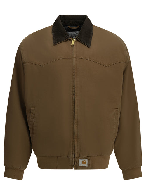 Carhartt WIP "OG Santa Fe" Bomber Jacket - Brown