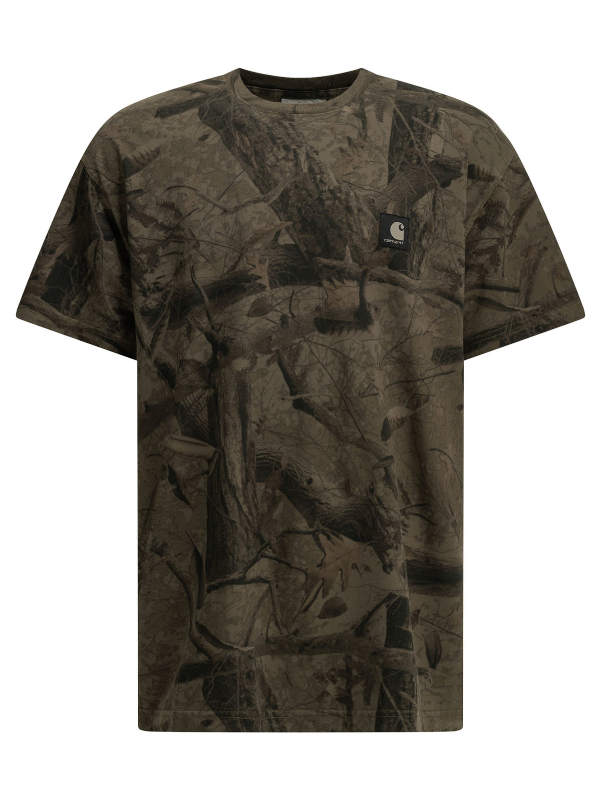 Carhartt WIP "Feather Tree" Crew-Neck T-Shirt - Green