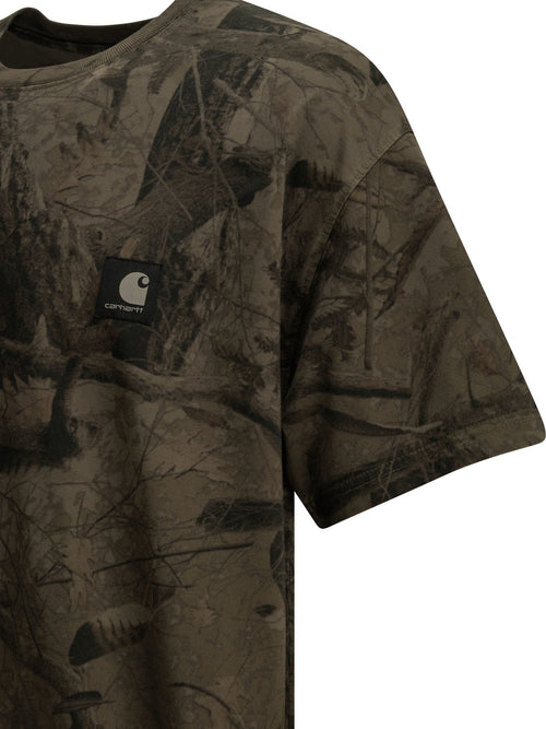 Carhartt WIP "Feather Tree" Crew-Neck T-Shirt - Green