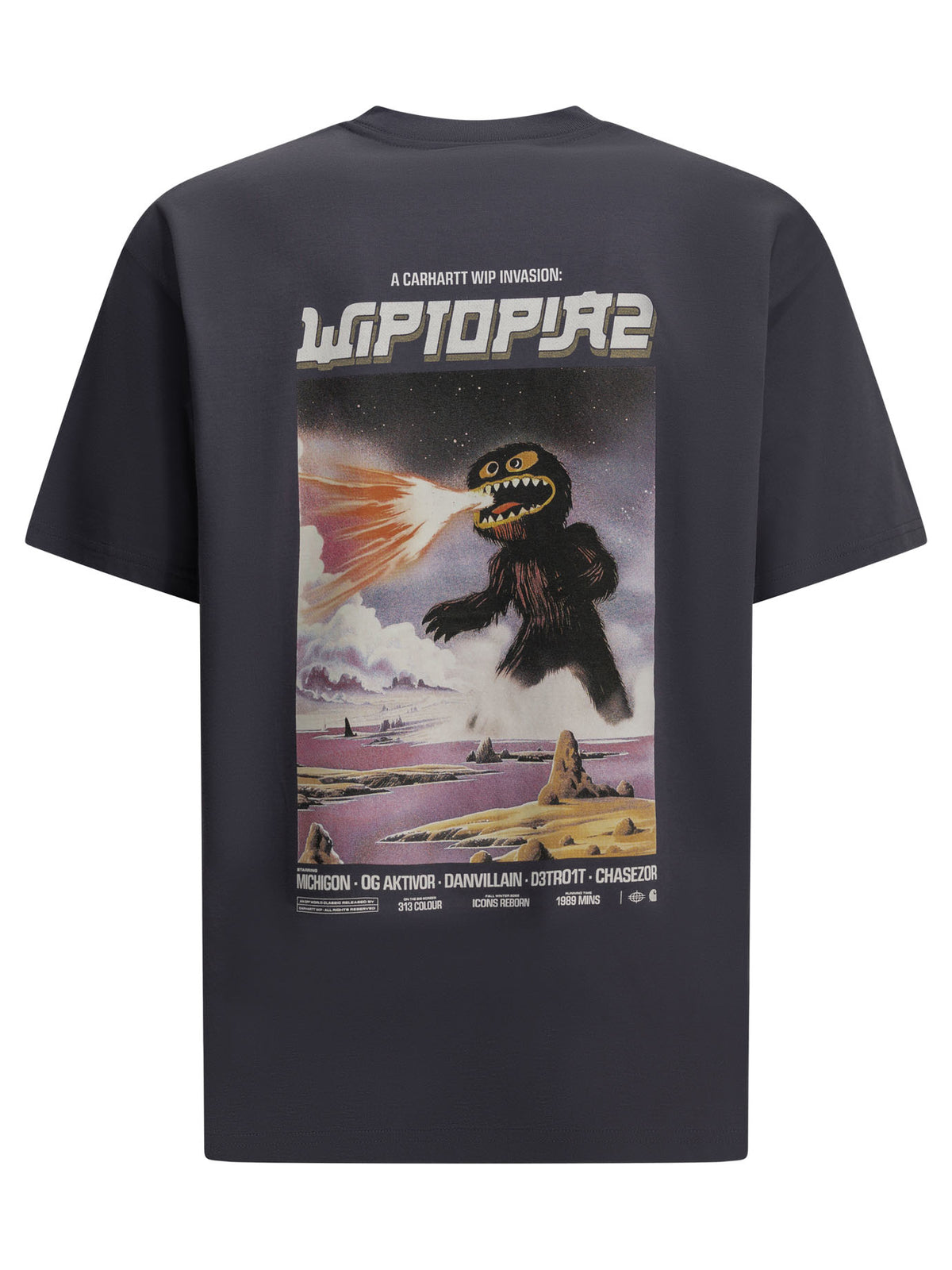 Carhartt WIP "Wiptopia II" Crew-Neck T-Shirt - Purple