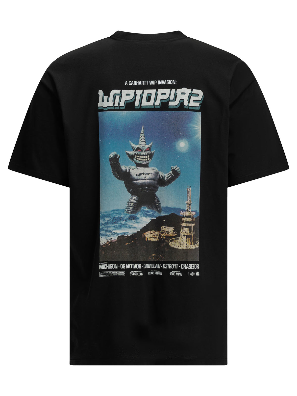 Carhartt WIP "Wiptopia II" Crew-Neck T-Shirt - Black