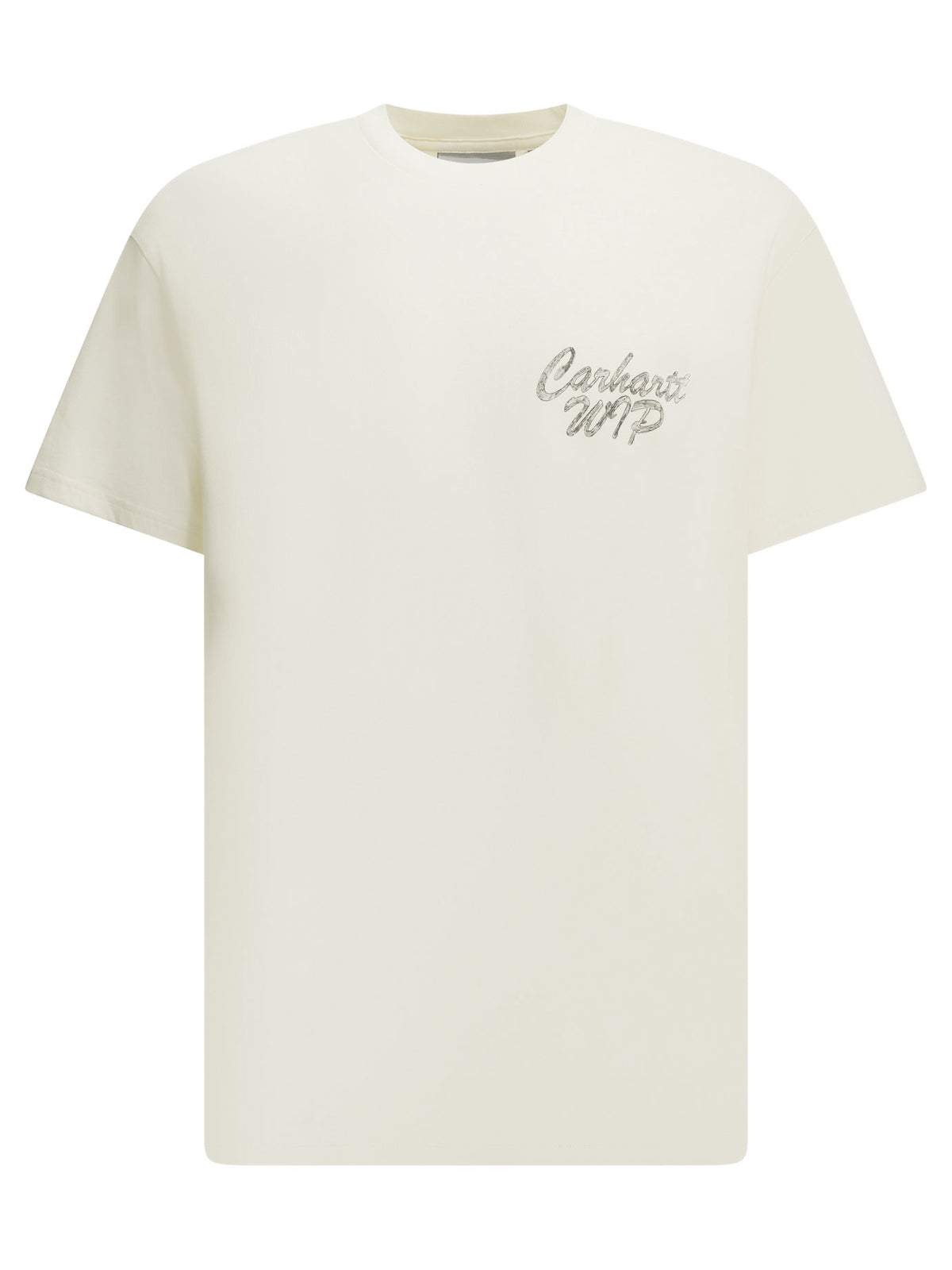Carhartt WIP "Hatching Script" Crew-Neck T-Shirt - White