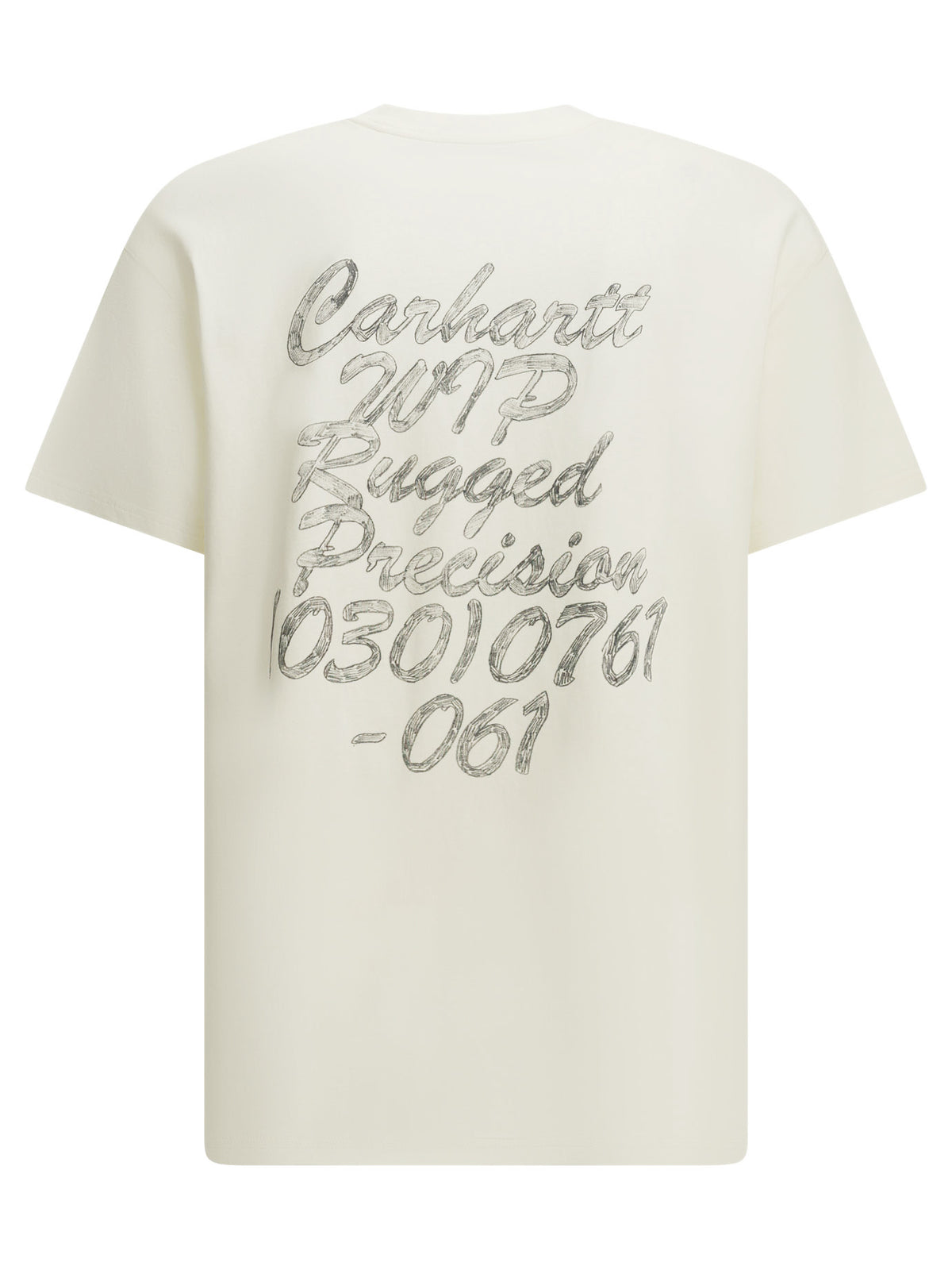Carhartt WIP "Hatching Script" Crew-Neck T-Shirt - White