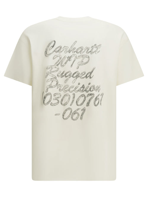 Carhartt WIP "Hatching Script" Crew-Neck T-Shirt - White