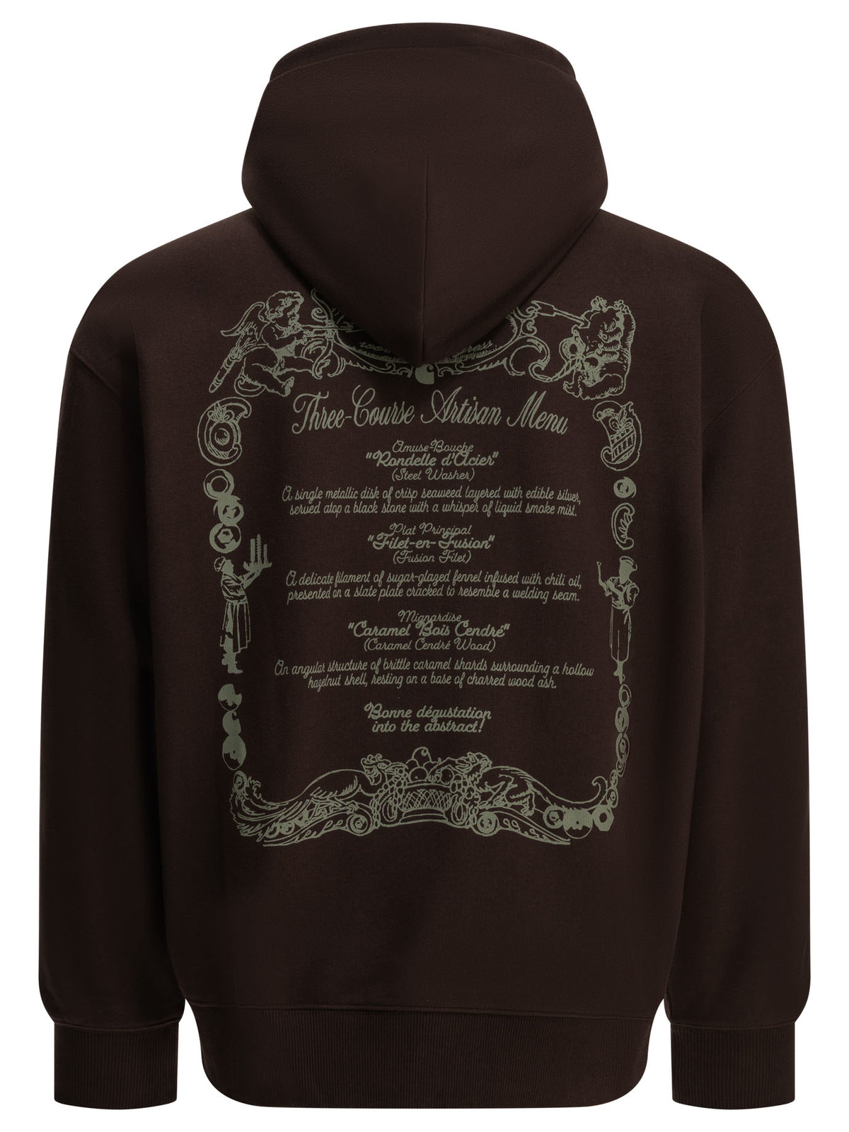 Carhartt WIP "Chez WIP" Zip-Up Sweatshirt - Burgundy