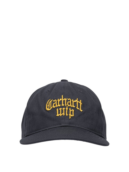 Carhartt Wip "Blackletter" Baseball Cap - Blue