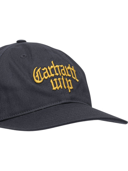 Carhartt Wip "Blackletter" Baseball Cap - Blue