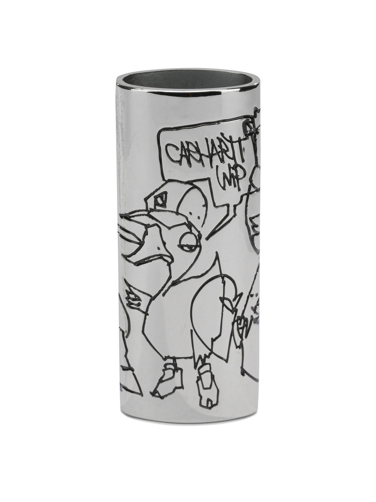 Carhartt WIP "Blinkerfluid BIC" Lighter Holder - Silver