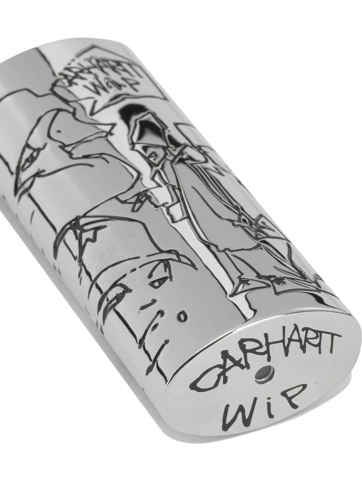 Carhartt WIP "Blinkerfluid BIC" Lighter Holder - Silver
