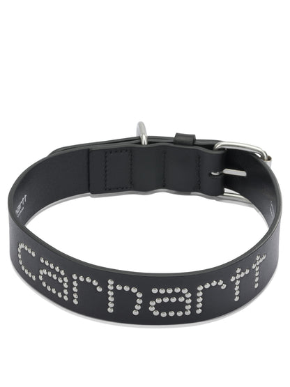 Carhartt WIP "Script Studs" Dog Collar - Black