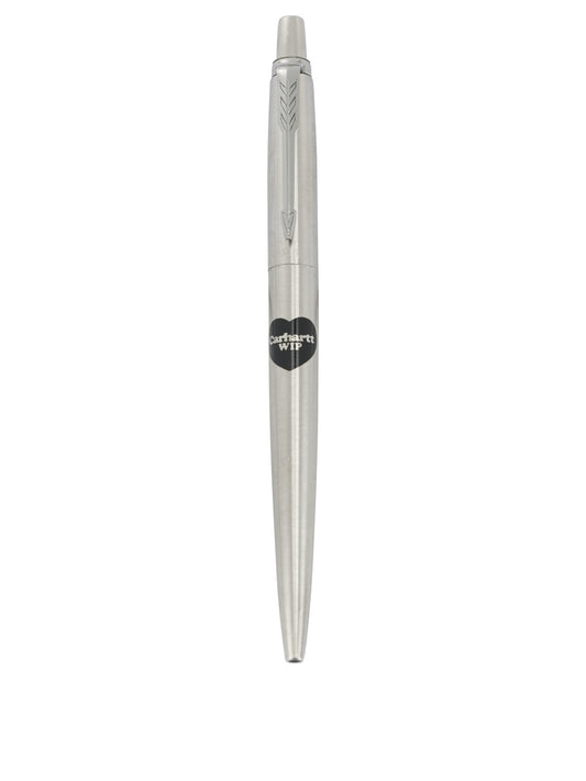 Carhartt Wip "Parker Jotter Heart" Ballpoint Pen - Silver