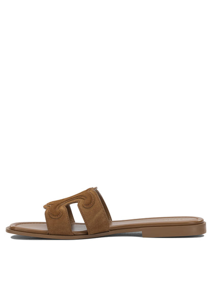 Celine "Marina Triomphe" Slide - Brown