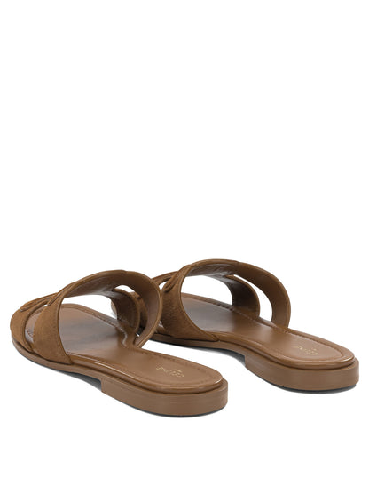 Celine "Marina Triomphe" Slide - Brown