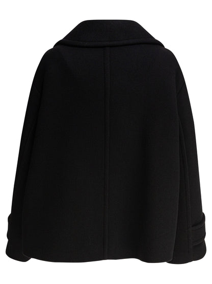 Chloé Short wool coat - Black