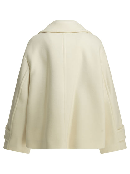 Chloé Short wool coat - White