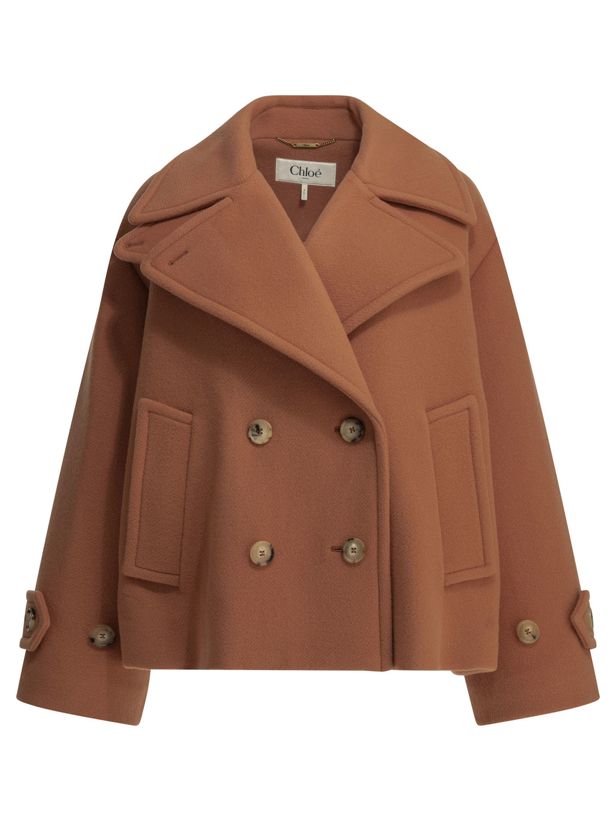 Chloé Short wool coat - Pink