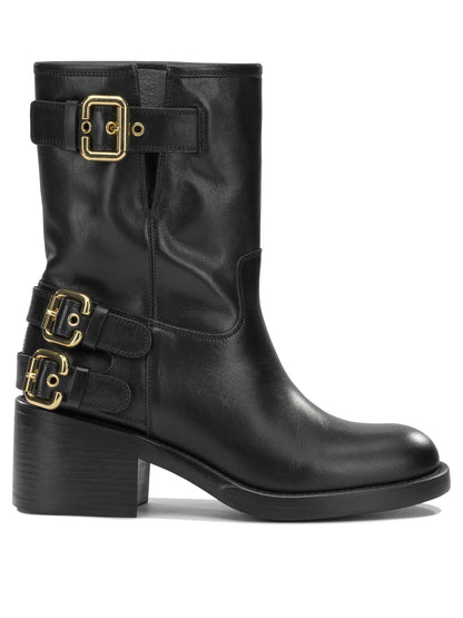 Chloé "Dakota" Pull-on boots - Black
