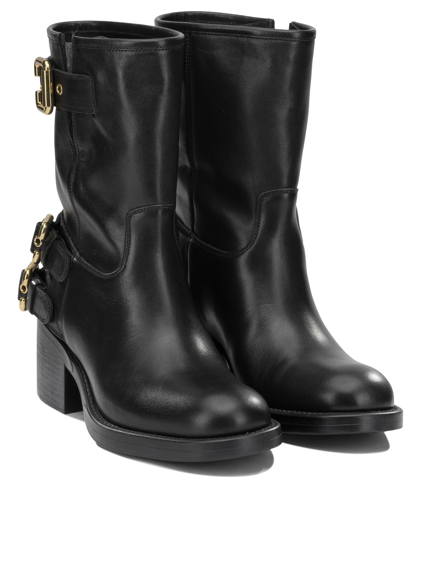 Chloé "Dakota" Pull-on boots - Black