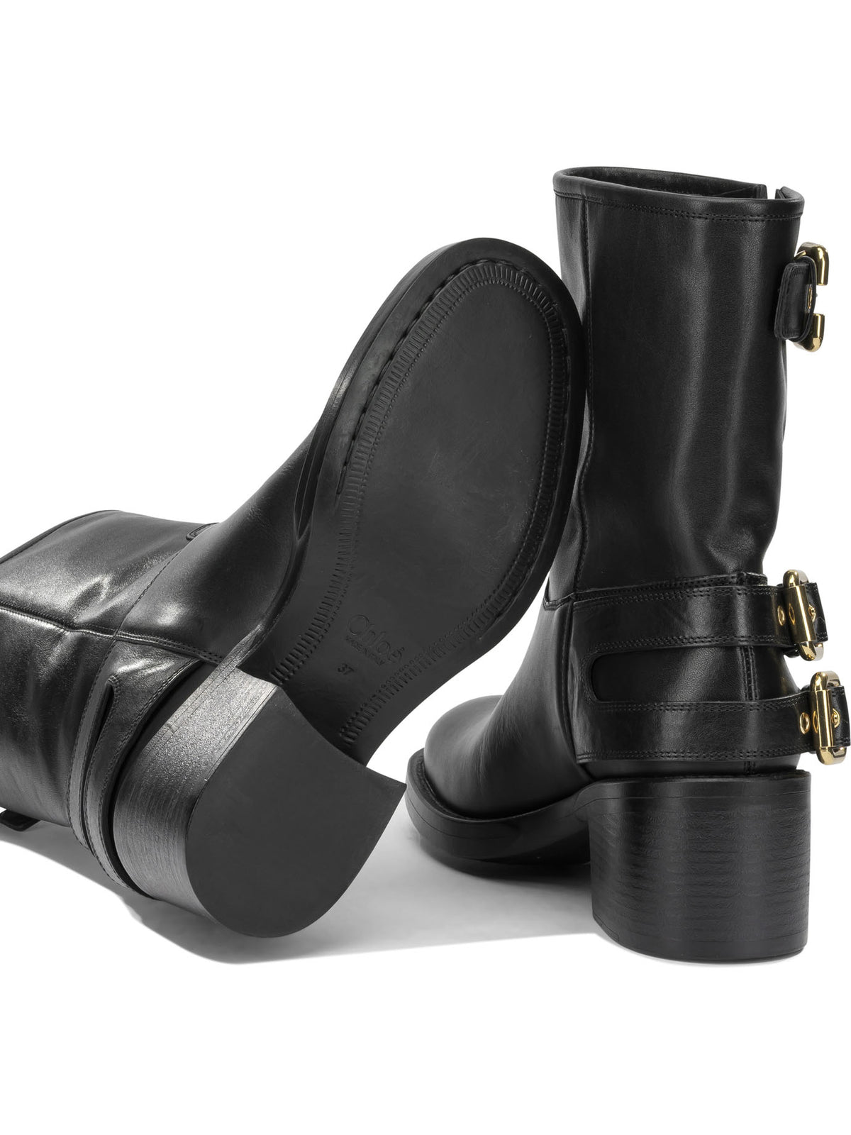 Chloé "Dakota" Pull-on boots - Black