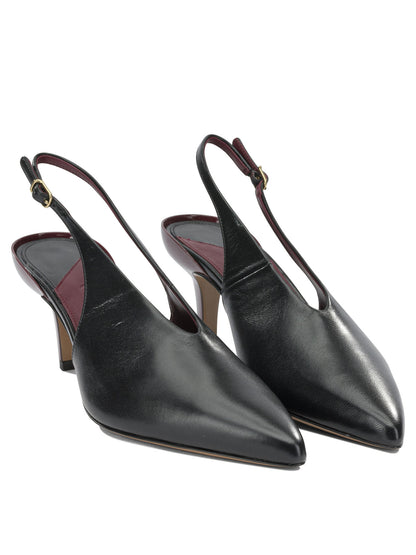 Chloé "Suzie 50MM" Slingback - Black