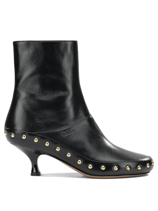 Chloé "Junie" zippered ankle boots - Black
