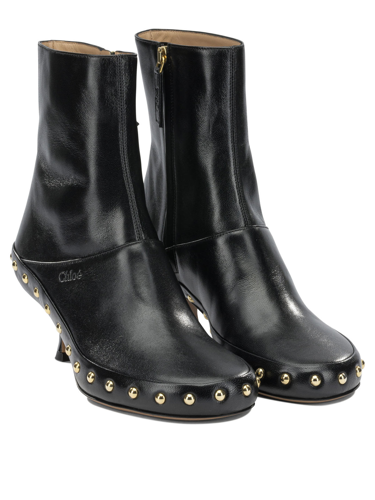 Chloé "Junie" zippered ankle boots - Black