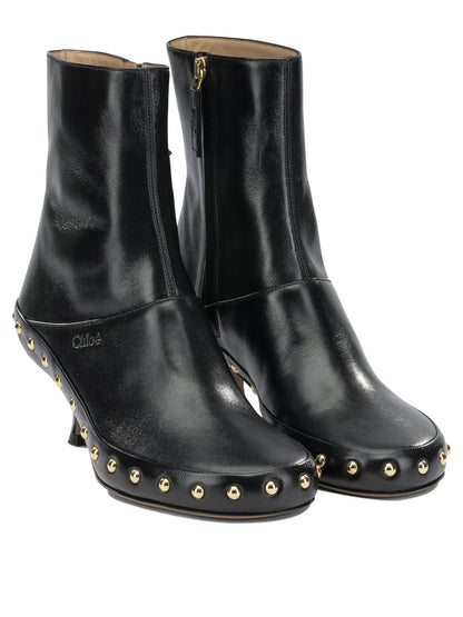 Chloé "Junie" zippered ankle boots - Black