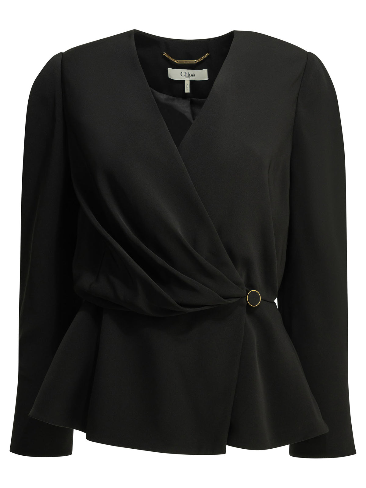 Chloé Casual draped top - Black