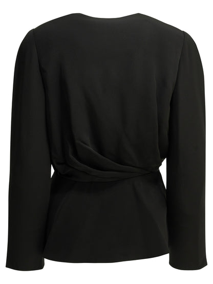 Chloé Casual draped top - Black